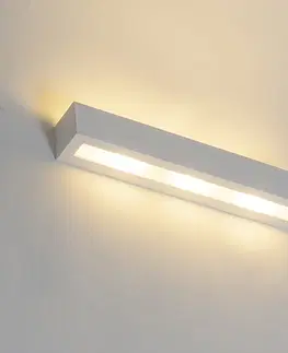 Nastenne lampy Moderné nástenné svietidlo biele 3 -svetelné - Tjada Novo