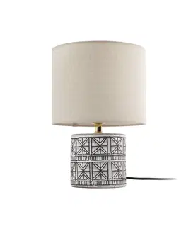 Lampy na nočný stolík Lucande Lucande Thalorin stolová lampa, výška 36,5 cm