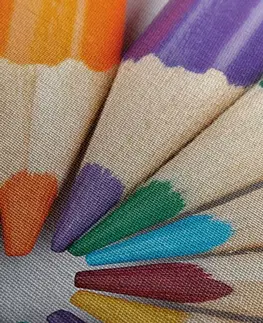 Detské obrazy Obraz pastelové farbičky