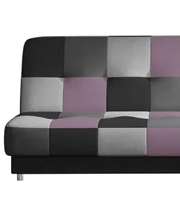 Pohovky NABBI Cosa rozkladacia pohovka s úložným priestorom čierna / sivá / svetlosivá / fialová