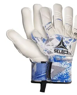 Brankárske rukavice Brankárske rukavice Select GK gloves 88 Pro Grip Negative cut bielo modrá