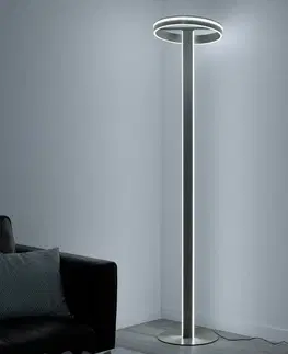 SmartHome stojacie lampy Q-Smart-Home Paul Neuhaus Q-Vito stojaca LED lampa rovná kruh