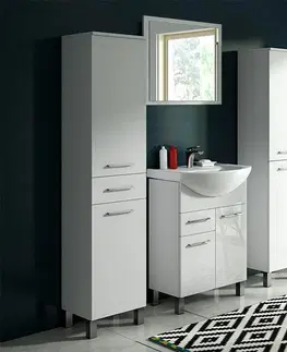 Kúpeľňový nábytok HOPA - Skrinka s umývadlom RINO 45/55/65 - Šírka skriniek - preč - 55 cm OLNRINO255 + OLKE6055