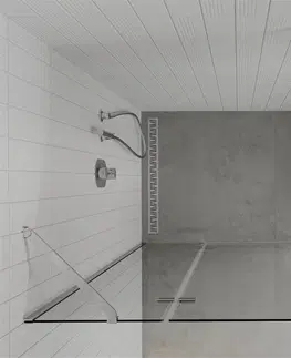 Sprchovacie kúty MEXEN/S - ROMA sprchovací kút 80x90, transparent, chróm 854-080-090-01-00