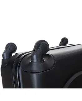 Batohy Pretty UP Cestovný škrupinový kufor ABS16 L, čierna 