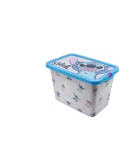 Boxy na hračky STOR - Plastový úložný box Lilo & Stitch, 7L, 02434