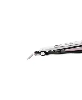 Predlžovacie káble Rowenta Rowenta - Žehlička na vlasy s LCD displejom PREMIUM CARE 32W/230V ružová/biela 
