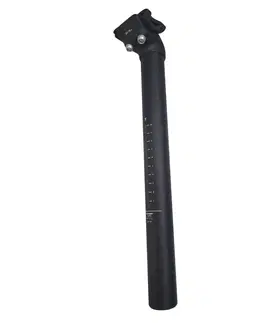 bicykle Sedlovka so zámkom 28,6 mm 300-400 mm hliníková s otvorom na lanko