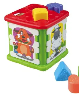 Náučné hračky WIKY - Kocka so zvieratkami 18x14 cm