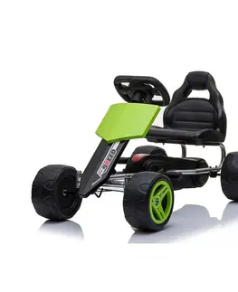 Detské vozítka a príslušenstvo Baby Mix Detská šliapacia motokára Go-kart Speedy, zelená