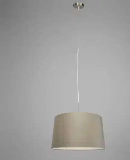 Zavesne lampy Moderné závesné svietidlo oceľové s tienidlom 45 cm tupé - Combi 1