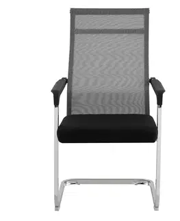 Konferenčné stoličky Zasadacia stolička, sivá/čierna, RIMALA NEW