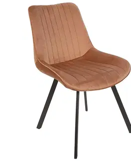 Čalúnené stoličky Stolička Verti hnedá