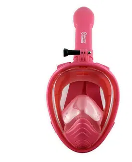 Potápačské masky MASTER celotvárová maska ružová - XS