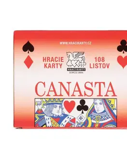Hračky spoločenské hry - hracie karty a kasíno MEZUZA - Hracie karty Canasta - 1603