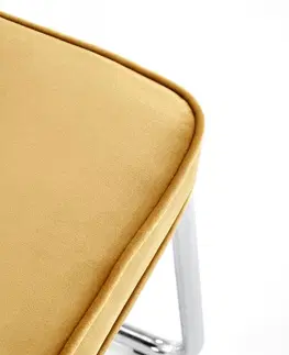 Jedálenské zostavy Konzolová jedálenská stolička K510 Halmar Sivá