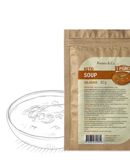 Ketodiéta Protein & Co. Keto proteínová polievka 1 porcia – 30 g Zvoľ príchuť: Rajská polievka