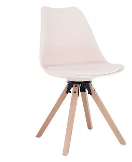Stoličky Štýlová otočná stolička, perlová, ETOSA
