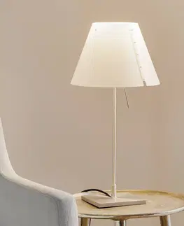 Stolové lampy Luceplan Luceplan Costanzina stolná lampa hliník, biela