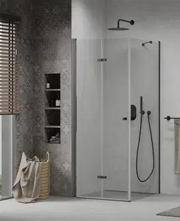 Sprchovacie kúty MEXEN/S - Lima sprchovací kút 120 x 120, transparent, čierna 856-120-120-70-00