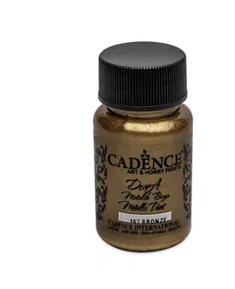 Hračky CADENCE - Farba akrylová Cadence D.Metalic, bronzová, 50 ml