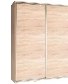 Šatníkové skrine Skriňa Penelopa sonoma 155 cm