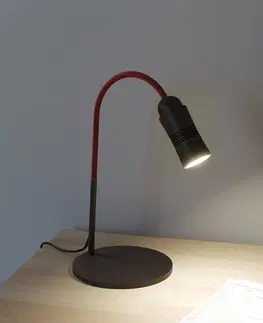 Stolové lampy Top Light Neo! Table LED lampa stmievateľná čierna/červená