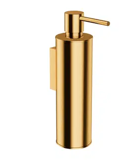 Držadlá k vani OMNIRES - MODERN PROJECT nástenný dávkovač tekutého mydla zlatá kartáčovaná /GLB/ MP60721GLB