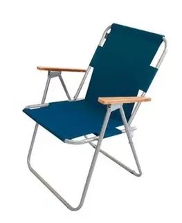 Záhradné stoličky ARLON skladacia stolička, modrá