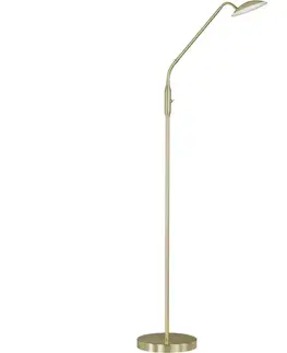 Lampy Wofi Wofi 3446.01.32.7000 - LED Stmievateľná stojacia lampa ORTA LED/12W/230V mosadz 
