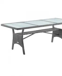 Záhradné stoly Záhradný stôl 190 cm Sivá
