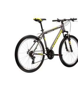 Bicykle Horský bicykel Kross Hexagon 26" - model 2022 čierna/červená/šedá - M (19", 168-174 cm)