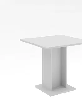 Jedálenské stoly MOORN malý jedálenský stôl, biela 