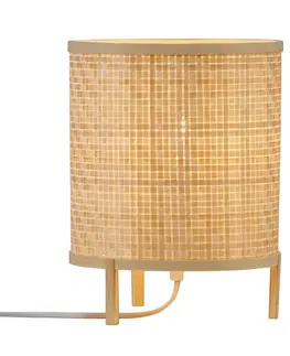 Stolové lampy Nordlux Stolná lampa Trinidad z prírodného bambusu