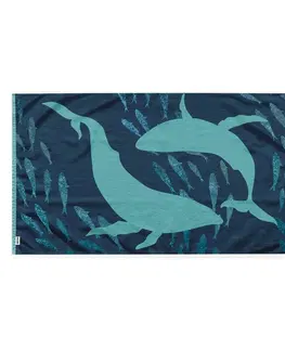 Doplnky do spálne DecoKing Plážová osuška Dolphin, 90 x 180 cm