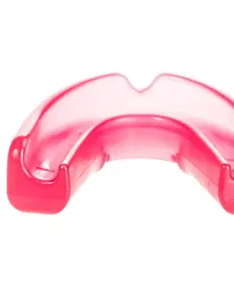hokej Detský chránič zubov na pozemný hokej FH100 slabej intenzity ružový