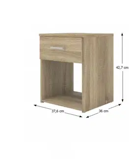 Nočné a toaletné stolíky Nočný stolek GARBO Tempo Kondela
