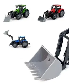 Hračky - dopravné stroje a traktory EURO-TRADE - Traktor My Farm s nakladačom alebo radlicou efekty 26cm, Mix Produktov