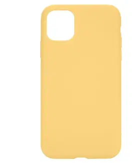 Puzdrá na mobilné telefóny Puzdro Tactical Velvet Smoothie pre Apple iPhone 11, žlté 
