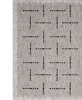 Koberce a koberčeky Spoltex Kusový koberec Floorlux silver/black 20008, 60 x 110 cm
