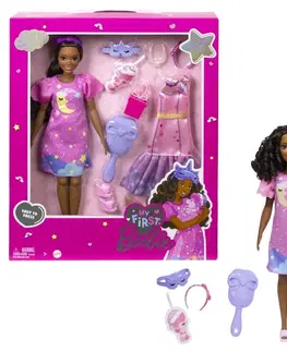 Hračky bábiky MATTEL - Barbie Moja Prvá Barbia Bábika Deň A Noc - Ružová