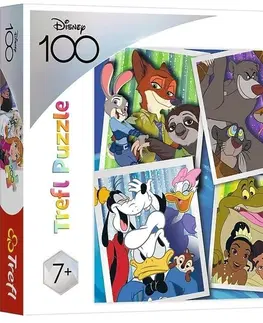 Hračky puzzle TREFL - Puzzle 200 - Disney hrdinovia / Disney 100