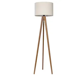 Lampy  Stojacia lampa ROLLER 1xE27/60W/230V dub biela 
