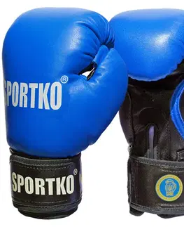Boxerské rukavice Boxerské rukavice SportKO PK1 modrá - 12oz
