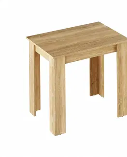 Jedálenské stoly Jedálenský stôl, dub sonoma, 86x60 cm, TARINIO