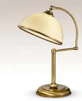 Stolové lampy Cremasco Nastaviteľná stolná lampa La Botte slonovinová