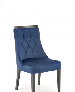 Jedálenské zostavy Jedálenská stolička ROYAL Halmar Modrá