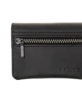 GPS prijímače FIXED Smile Tripple Kožená peňaženka so smart trackerom, čierna FIXSM-TR2-BK