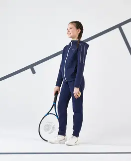 bedminton Detské tenisové termonohavice 500 modré