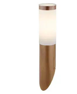 Vonkajšie moderné svietidlá Nástenná lampa Boston 3157W 23W Wood K1